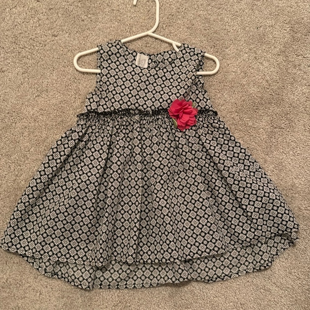 Black and white dress